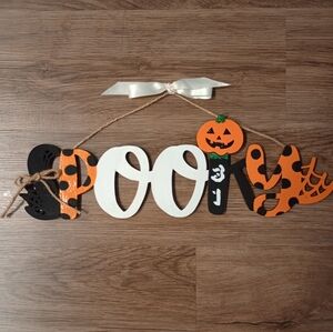 Spooky Wooden Handmade Halloween Wall Hanging Decor